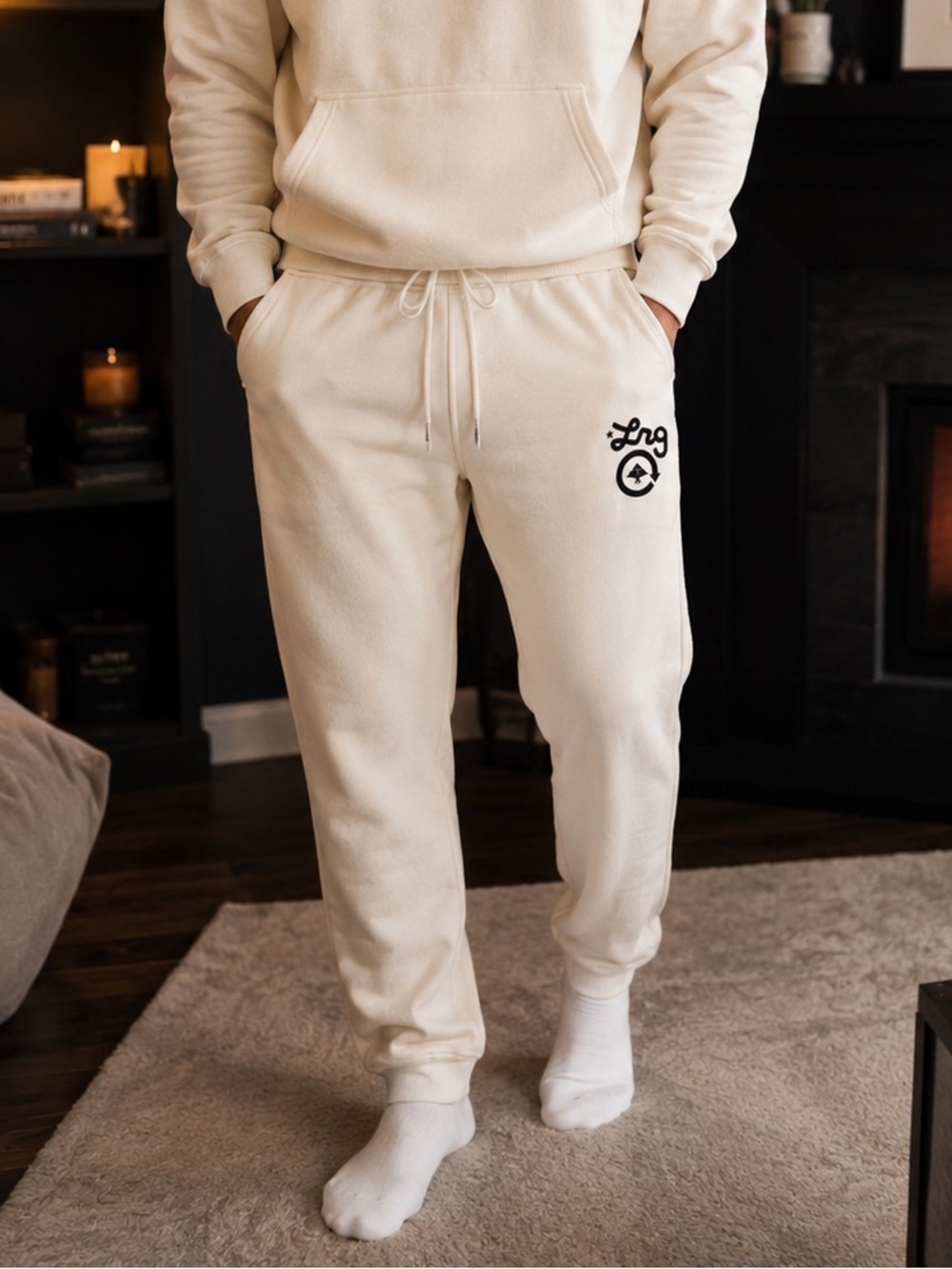 LRG- NWT Cream Jogger Sweatpants Size XLarge